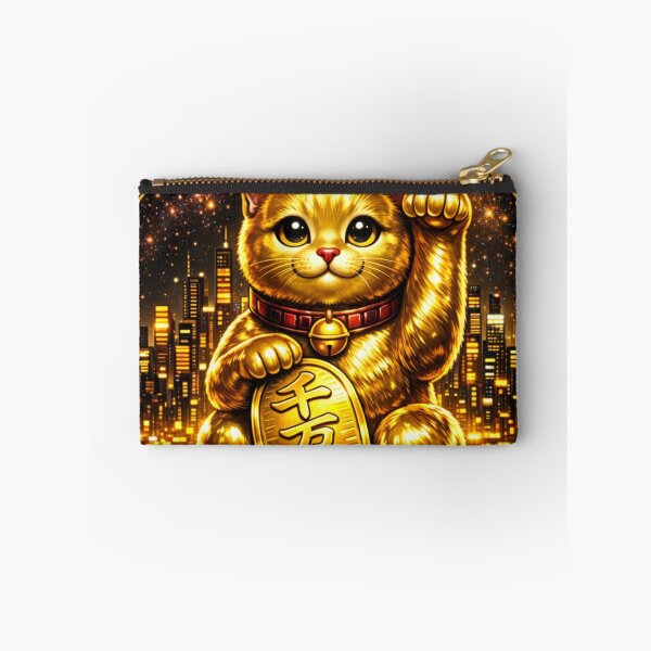Item preview, #6 Gold Cat Cyber Maneki Neko | Fortune System designed and sold by FUJIYAMA-JAPAN-WORKS.