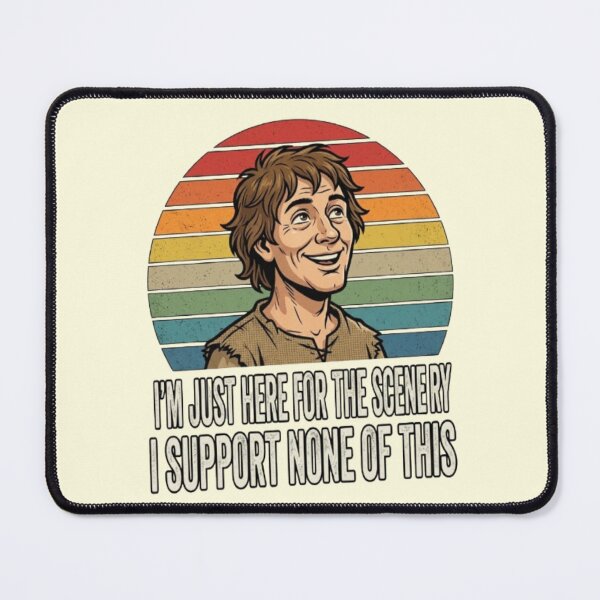 Item preview, I'm Just Here For The Scenery Retro Meme Graphic designed and sold by My-Hoodies.