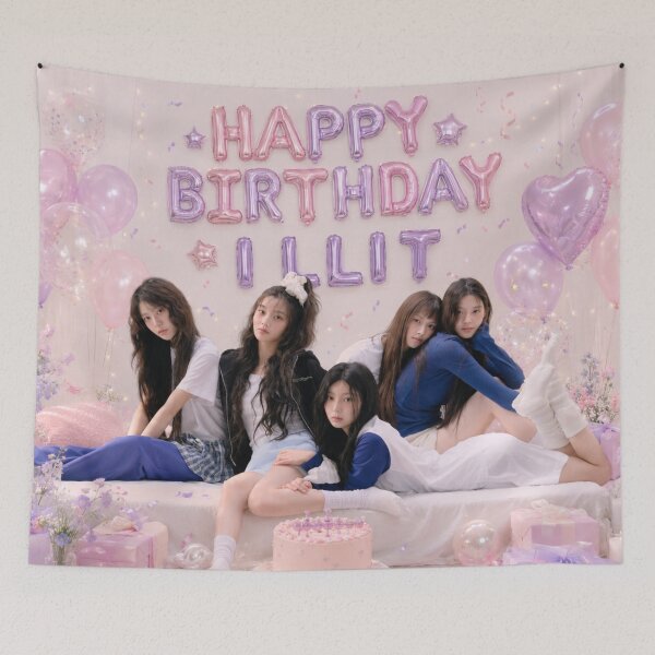 Item preview, HAPPY BIRTHDAY of IROHA, WONHEE, MOKA, MINJU, YUNAH (KPOP) designed and sold by jaofnn.