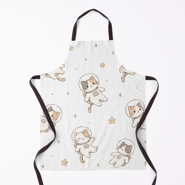 Item preview, Cozy Kawaii Space Cat Astronaut Seamless Pattern designed and sold by Seculinator.