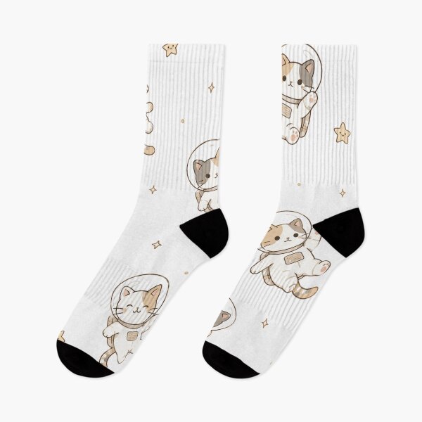 Item preview, Cozy Kawaii Space Cat Astronaut Seamless Pattern designed and sold by Seculinator.