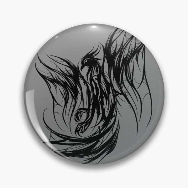 Item preview, Dark Neo Tribal Phoenix Tattoo designed and sold by BlueLineLAX.