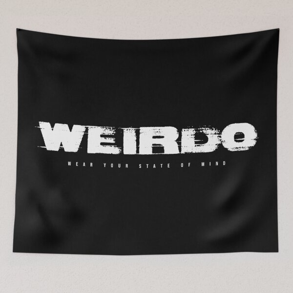 Item preview, WEIRDO - Alternative Streetwear Typography Design designed and sold by Darkmosfear.