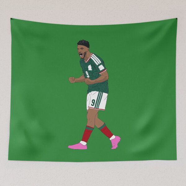 Item preview, Raúl Jiménez Mexico Goal Celebration designed and sold by Hevding.