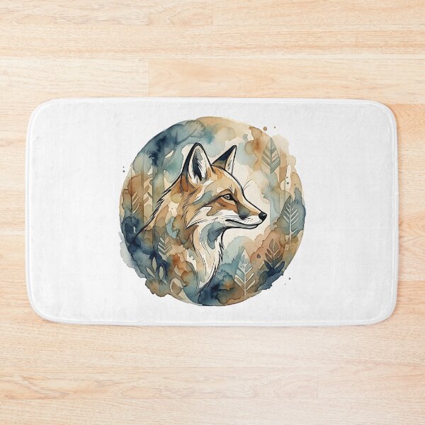 Item preview, Artistic Fox Watercolor designed and sold by Wild Creative Art.