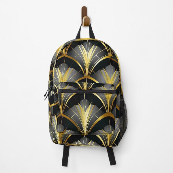 Item preview, Art Deco Silvery-Gray Hues And Golden Pattern designed and sold by DEC02.