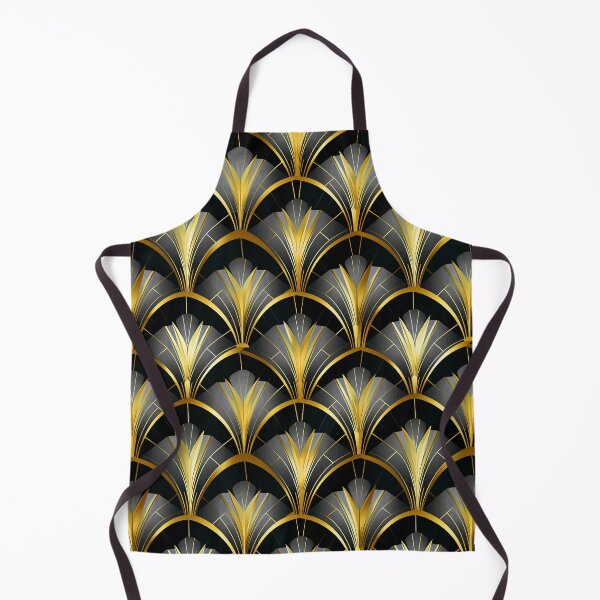Item preview, Art Deco Silvery-Gray Hues And Golden Pattern designed and sold by DEC02.