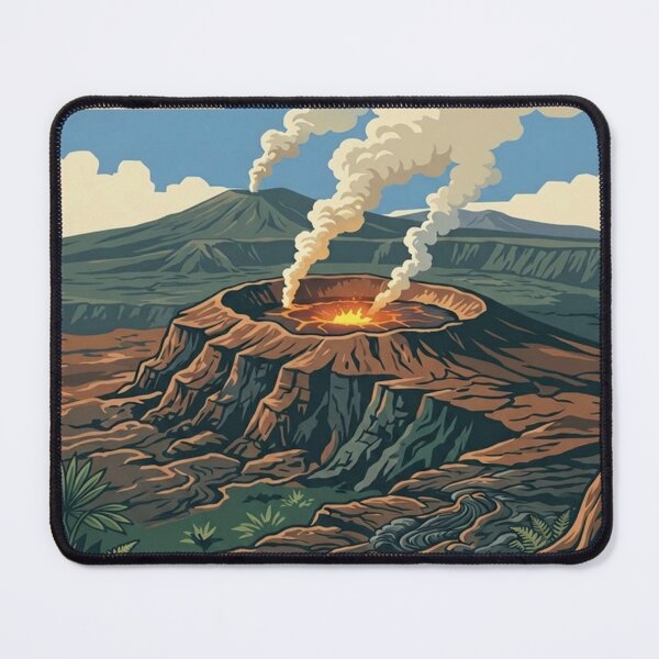 Item preview, Malama Aina Care for the Land — Hawaii Volcanoes National Park Conservation Art Print designed and sold by MālamaThreads.