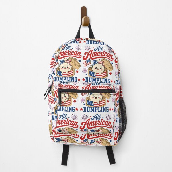 Item preview, All American Dumpling Cute Patriotic Food Fourth of July designed and sold by FreshVibe Prints.