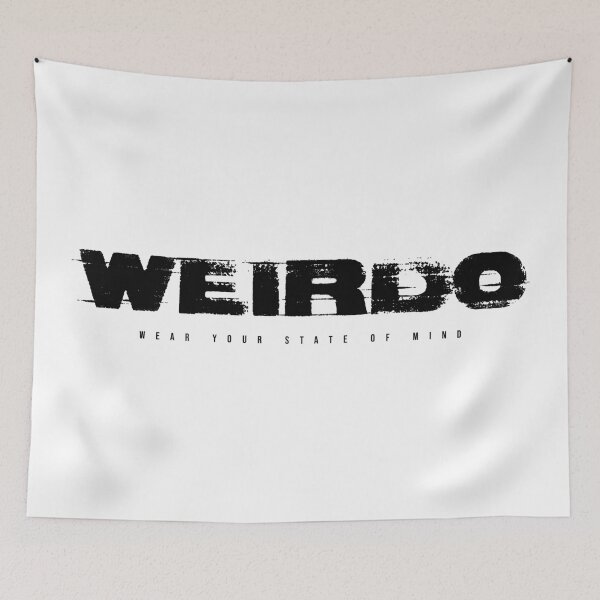 Item preview, WEIRDO - Alternative Streetwear Typography Design designed and sold by Darkmosfear.