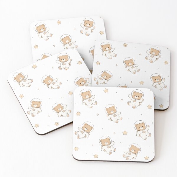 Item preview, Cozy Kawaii Space Bear Astronaut Seamless Pattern designed and sold by Seculinator.