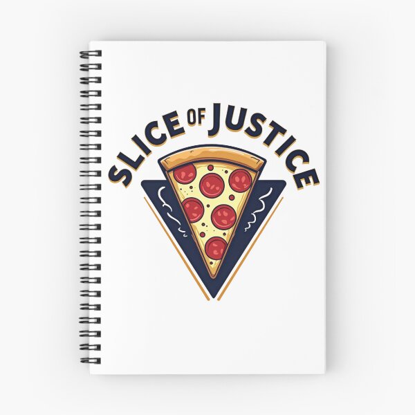 Item preview, Slice of Justice pizza illustration – Pepperoni slice in a triangle designed and sold by Prints by Mat.