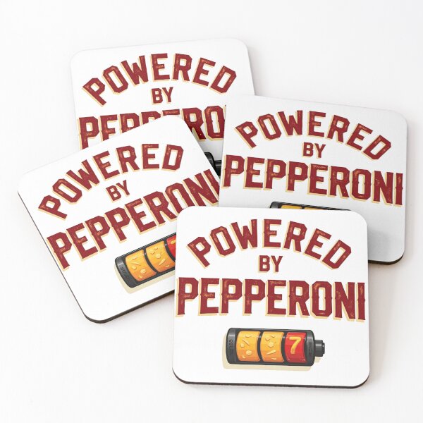 Item preview, Full charge powered by bepperoni – energy in a pizza slice designed and sold by Prints by Mat.