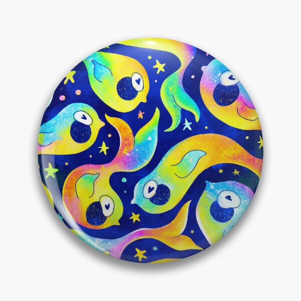 Item preview, Rainbow Space Fish - Nebula Background designed and sold by ByLeesh.