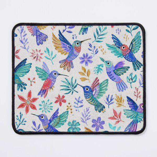 Item preview, Hummingbird Seamless Pattern - Tropical Barbados Collection designed and sold by Monkey Corner Studio.