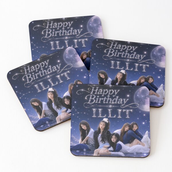 Item preview, HAPPY BIRTHDAY of IROHA, WONHEE, MOKA, MINJU, YUNAH (KPOP) designed and sold by jaofnn.