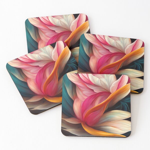 Item preview, Elegant Floral Swirls In Pink-Magenta And Cream designed and sold by DEC02.