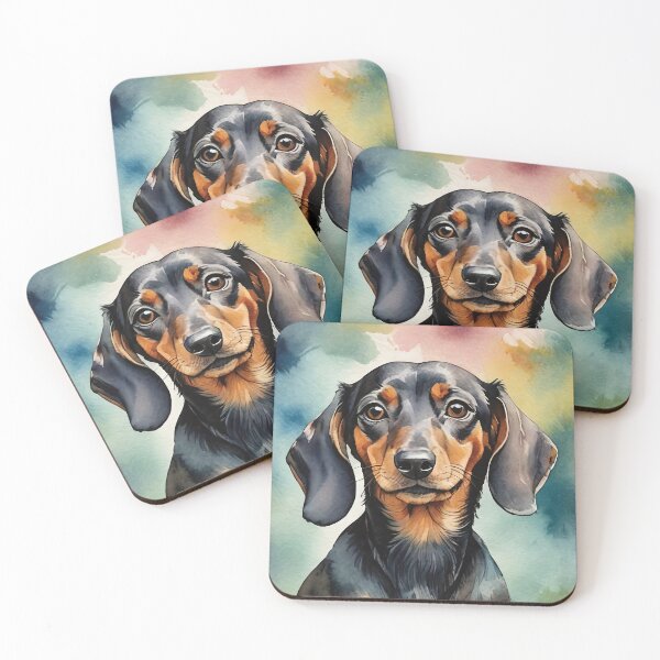 Item preview, Dachshund Watercolor Dog Art designed and sold by MaverlyShop.