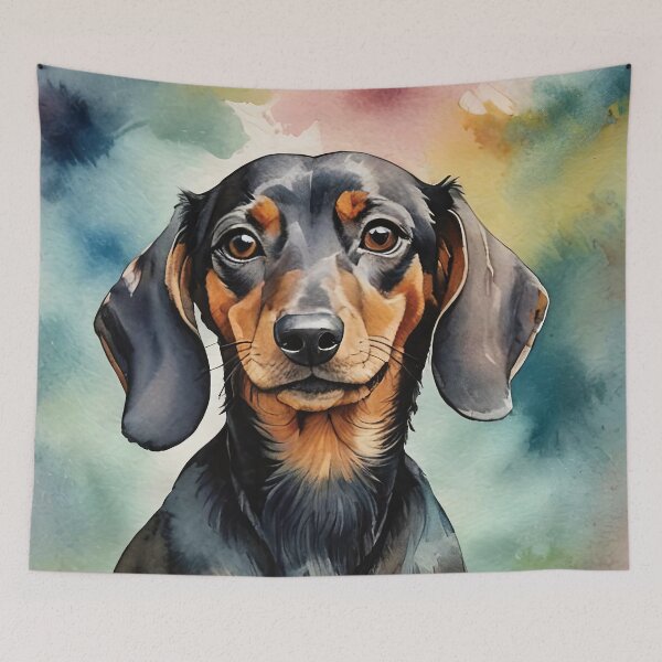 Item preview, Dachshund Watercolor Dog Art designed and sold by MaverlyShop.