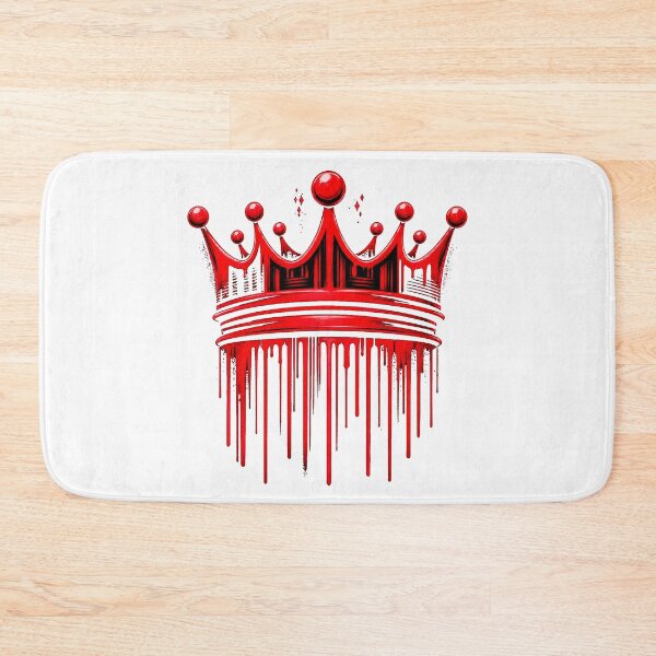 Item preview, Red Dripping Crown Graffiti | King Queen Royal Street Art Design designed and sold by MAStrends.