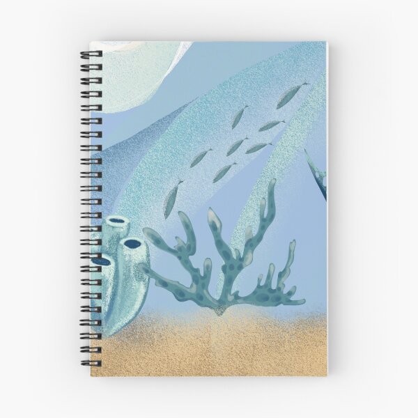Item preview, Under underwater World Sea Sponges and Coral Reef - Nautical Nature Art designed and sold by SvitlanaSolo.