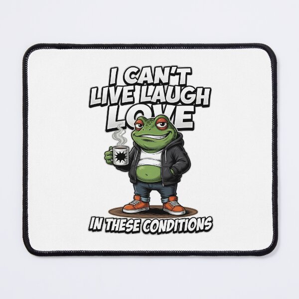 Item preview, I Can't Live Laugh Love Frog designed and sold by TshirtsOnline-.