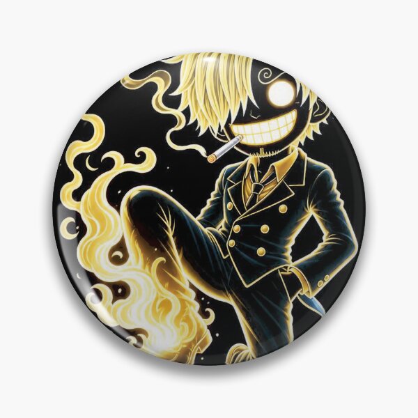 Item preview, The Fiery Black Leg Chef - Glowing Gold Neon Silhouette designed and sold by GomuStyles.
