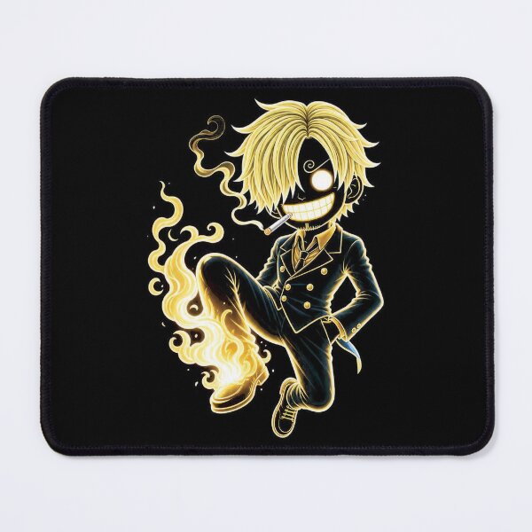 Item preview, The Fiery Black Leg Chef - Glowing Gold Neon Silhouette designed and sold by GomuStyles.