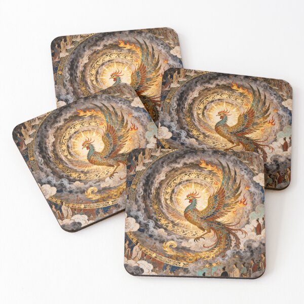 Item preview, Golden Phoenix of the Ninth Heaven — Third Eye Awakening designed and sold by Studio Lumière Zeit.