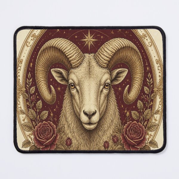 Item preview, Aries Zodiac Vintage T-Shirt – Elegant Astrology Gift for Women designed and sold by SunnyDesign82.