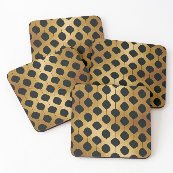 Item preview, Exotic Golden Hombre And Black Art Deco Pattern designed and sold by DEC02.