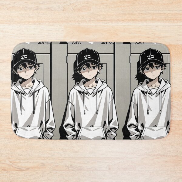 Item preview, Fashion - silhouet man white hoodie designed and sold by AnimeShin.
