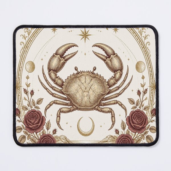 Item preview, Cancer Zodiac Vintage T-Shirt – Elegant Astrology Gift for Women designed and sold by SunnyDesign82.