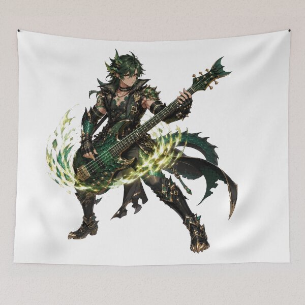 Item preview, Dragon Scale Bassist designed and sold by jgvisualarts.