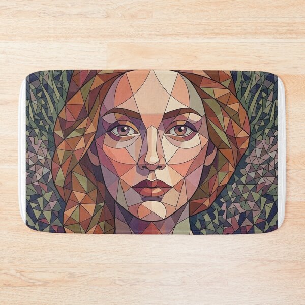Item preview, Geometric portrait designed and sold by snoWorkshop.