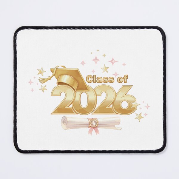 Item preview, Class of 2026 Graduate with Gold Graduation Hat, Diploma & Stars II designed and sold by jeweleddesigns.