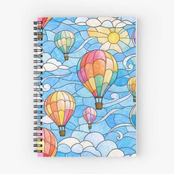 Item preview, Hot Air Balloon Stained Glass Sky designed and sold by Dresut.