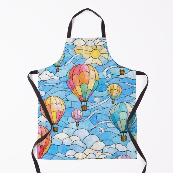 Item preview, Hot Air Balloon Stained Glass Sky designed and sold by Dresut.