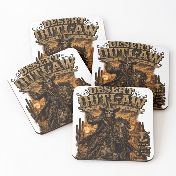 Item preview, Desert Outlaw Skull – Vintage Western Skeleton Design designed and sold by UrbanPrintVibes.
