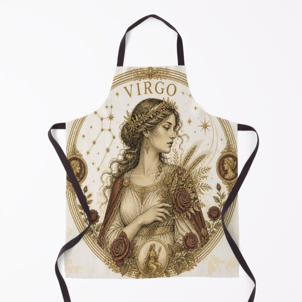 Item preview, Virgo Zodiac Vintage T-Shirt – Elegant Astrology Gift for Women designed and sold by SunnyDesign82.