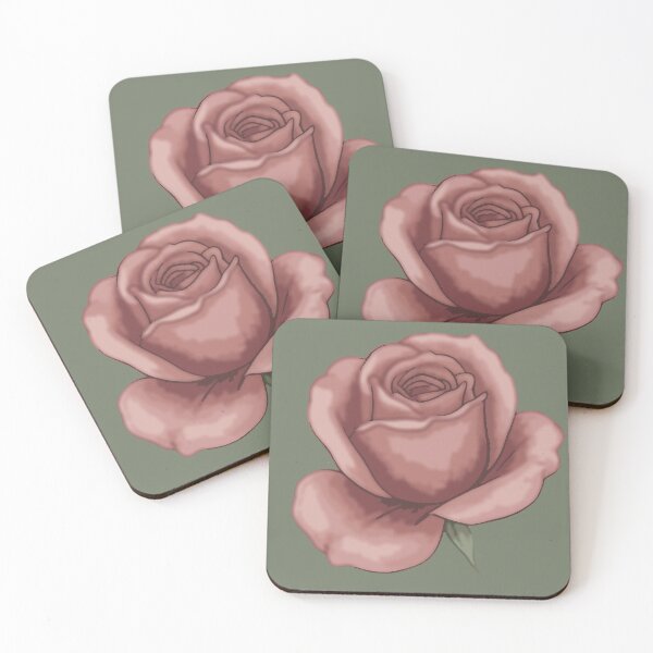 Item preview, Vintage Aesthetic Blooming Rose Botanical Illustration designed and sold by AgingeR.