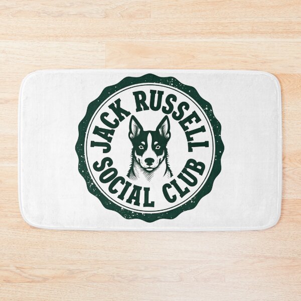 Item preview, Jack Russell Social Club Stamp with Dog Head designed and sold by Prints by Mat.