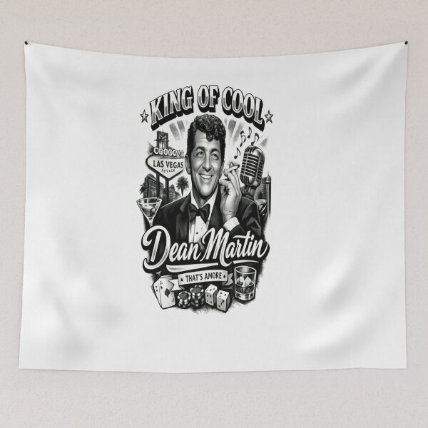 Item preview, Dean Martin King of Cool Vintage Tribute designed and sold by CatLovers Studio.