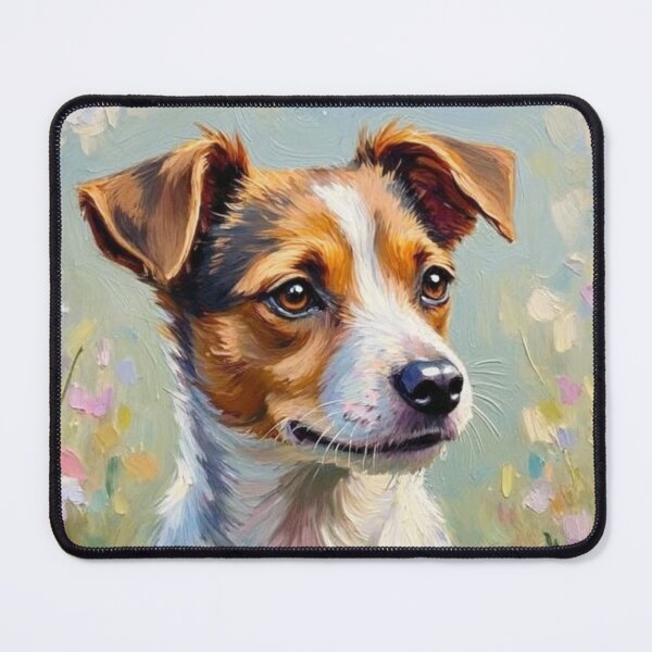 Item preview, Jack Russell Terrier Among Summer Flowers – Peace and Nature's Charm designed and sold by Prints by Mat.