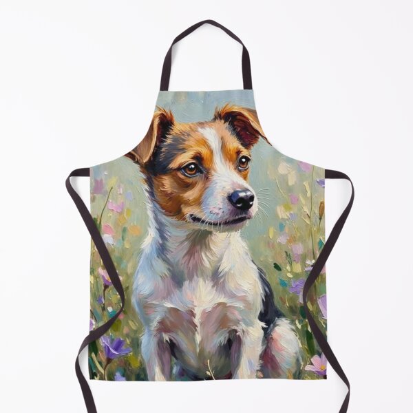 Item preview, Jack Russell Terrier Among Summer Flowers – Peace and Nature's Charm designed and sold by Prints by Mat.