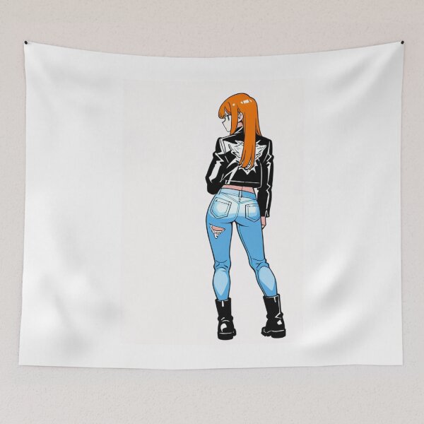 Item preview, Fashion - silhouet redhead woman leather designed and sold by AnimeShin.