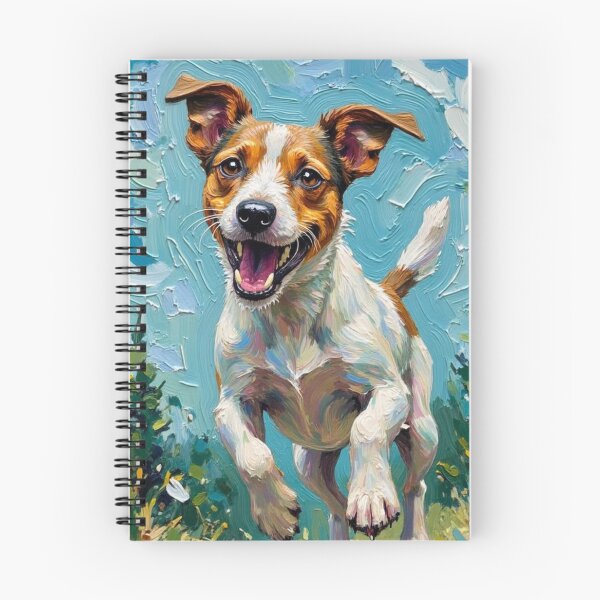 Item preview, Jack Russell Terrier in Full Sprint – Burst of Color and Energy designed and sold by Prints by Mat.