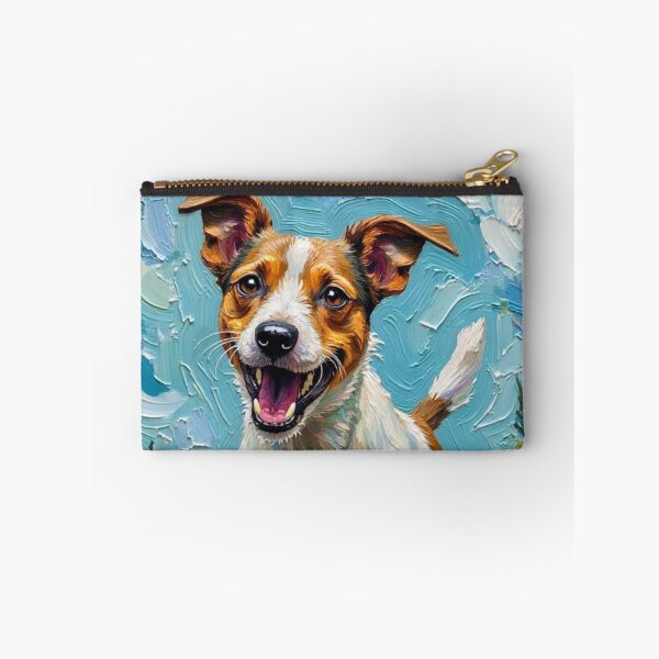 Item preview, Jack Russell Terrier in Full Sprint – Burst of Color and Energy designed and sold by Prints by Mat.