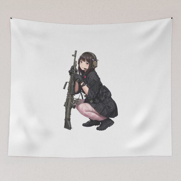 Item preview, Tactical School Girl - Anime Special Ops designed and sold by RAWLIFEGRAPHIC.