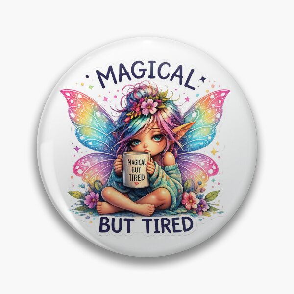 Item preview, Magical But Tired Fairy Coffee Lover designed and sold by Vitalka-uk.
